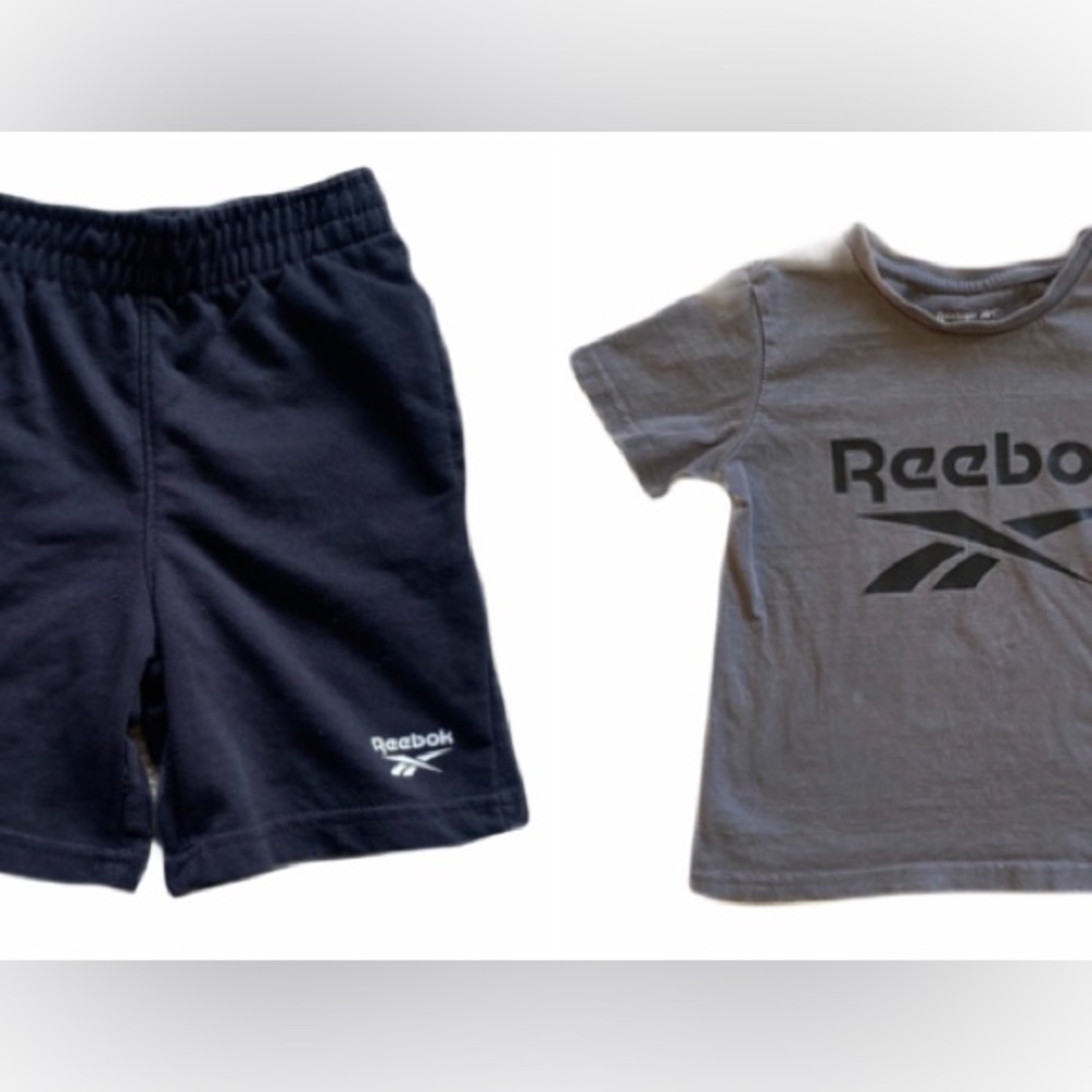 REEBOK Black and Gray Logo Outfit